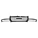 CarPartsDepot Front Grille Grill Dark Gray Shell With Black Insert Compatible With GMC 2003-2007 Sierra 1500 2500 Include Classic GM1200476 15773418