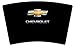 Mugzie Chevrolet Bowtie Logo Travel Mug with Insulated Wetsuit Cover, 16 oz, Black