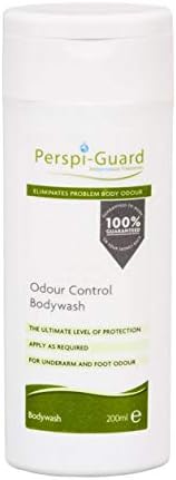 Perspi Guard Eliminates Problem Body Odor, Odour Control Bodywash, for Underarm and Foot, Original, 200 mL (1 Pack)