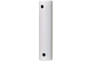 Fanimation Accessory Downrod 1 Inch Diameter and 12 Inches Long with Matte White Finish