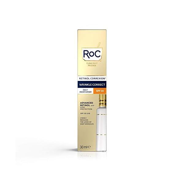 RoC-Retinol-Correxion-Wrinkle-Correct-Daily-Moisturiser-SPF-20-Face-Cream-with-Retinol-and-Vitamin-E-Anti-Wrinkle-and-Ageing-30-ml RoC - Retinol Correxion Wrinkle Correct Daily Moisturiser SPF 20 - Face Cream with Retinol and Vitamin E - Anti-Wrinkle…