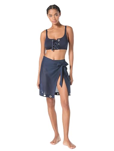 Michael Kors Swimwear Women's Pareo, New Navy, Small