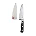 Sabatier Forged Stainless Steel Chef Knife with Edgekeeper Self-Sharpening Blade Cover, High-Carbon Stainless Steel Kitchen Knife, Razor-Sharp Knife to Cut Fruit, Vegetables and more, 8-Inch, Black