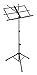 Sheet Music Stand, MIMIDI Portable Folding Durable Metal Music Holder for Kids, Adult Instrument Performance with Carrying Bag, Black