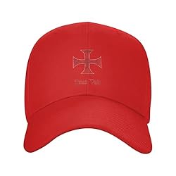 Deus Vult Crusader Knight Templar Cross Baseball