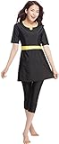 Moderate Swimsuits for Women 2 Pieces Surfing Suit Muslim Swimwear Burkini