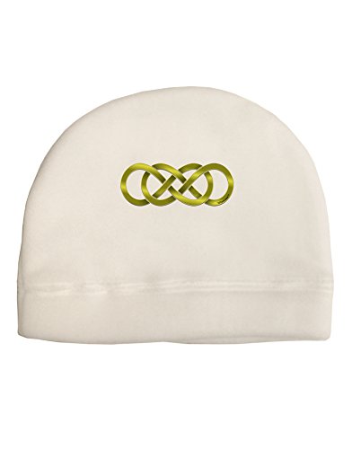 TooLoud Double Infinity Gold Child Fleece Beanie Cap Hat