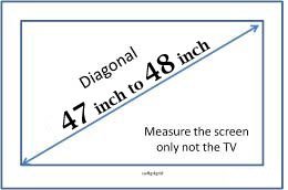 47-48 inch Non-Glare TV-ProtectorTM Stylish TV Screen Protector for LCD, LED, OLED or QLED 4K HDTV