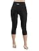 ODODOS High Waist Out Pocket Yoga, YogaPocketCapris714-Black2, Size Medium