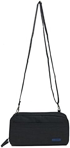 PORPER Multifunctional travel bag hand bag portable passport Bag Satchel (dark grey)