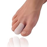 Dr. Frederick's Original 4 Piece Gel Toe Caps - Prevents Callus & Blistering - For Men and Women - Small