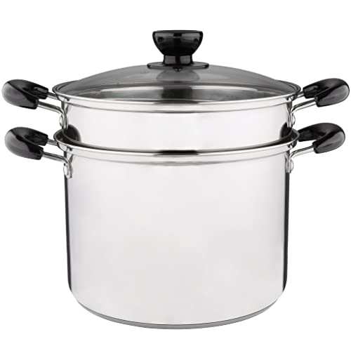 Lake Tian Stainless Steel Pasta Pot With Strainer Insert 4pc 10 Quart