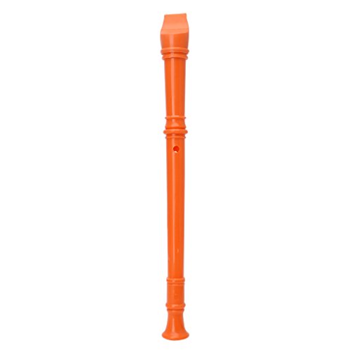Kangnice Plastic Musical Instrument Soprano Recorder Long Flute 8 Holes (Red) - Thumbnail 2