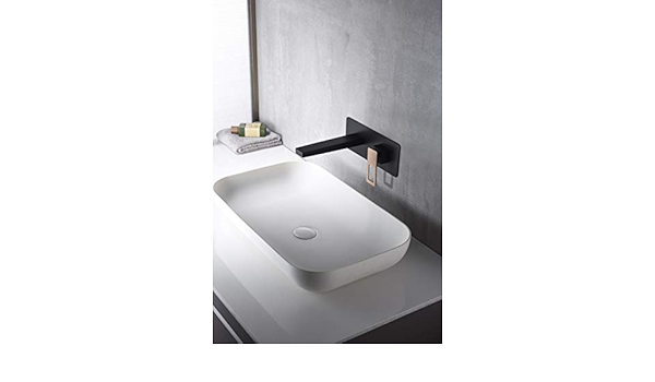 Grifo lavabo empotrado Imex Suecia Negro Oro Rosa BDC032-4NOR ...