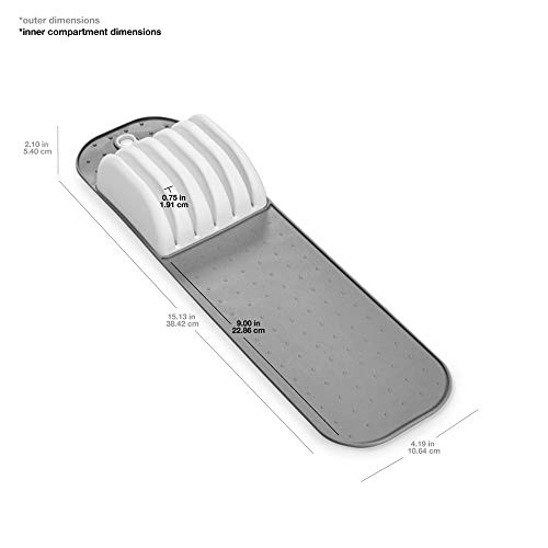 image for madesmart Small In-Drawer Knife Mat - White | CLASSIC COLLECTION | Hol