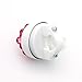 DRBIKE Kids Bike Bell for Girls, Replacement Bicycle Handlebar Bell with Plastic Flower, Cute Bike Safe Cycling Ring Horn, Kids Bike Accessories Pink