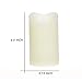 3D Flameless Led Candle With Timer, Moving Wick Pillar Candle for Home Decoration, 3.75x6.5 Inch, Ivory
