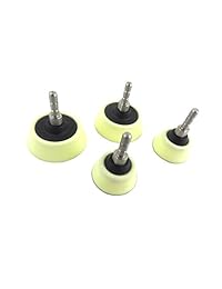 Taytools 204055 Deluxe   Lijadora giratoria con ángulo ajustable con almohadillas de espuma de gancho y bucle de 3.0 in y 2.0 in