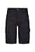 Mountain Warehouse Active Kids Zip Off Hiking Pants - Boys & Girls Black Kids 9-10 Yrs (130-142 cm)
