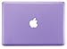 Kuzy Rubberized 13-Inch Hard Case See Thru for Macbook Pro 13.3-Inch - A1278 with or without Thunderbolt - Aluminum Unibody - Light Purple