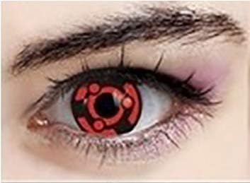 Cosplay Eyes Itachi Sharingan Contact Lenses Multi-Color Attractive Fashion Color Blends Cosmetic Makeup Eye Shadow