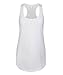 Next Level Women's Lightweight Racerback Tank, Large, White
