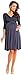Zeta Ville Women's Maternity Dress Summer Cocktail Skater Baby Shower Dress 282c (Blue Grey, Size 8)