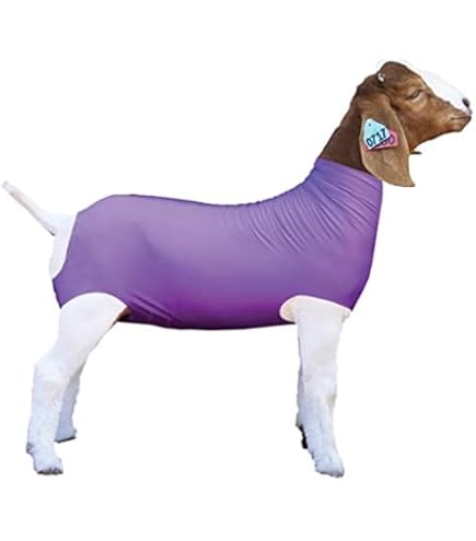 Grand Tube De Chèvre Spandex Weaver – Violet – 85-100 Lb – Pour Garder Les Chèvres Propres