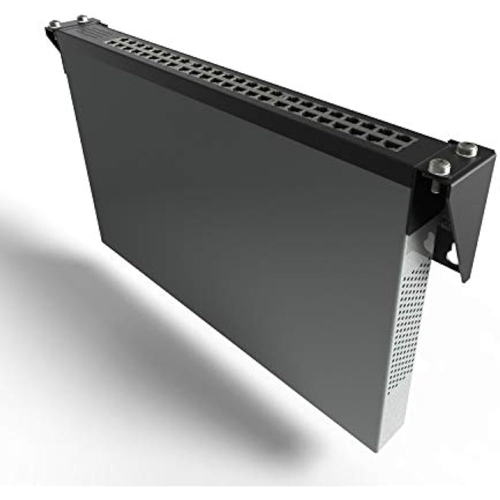 Mofangtech 1U New Folding 19Inch Vertical Wall Mount Rack Bracket