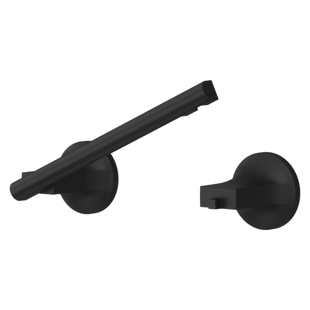 Pfister Pfirst Modern Wall Mounted Toilet Paper Holder Matte Black BPHPFM0B
