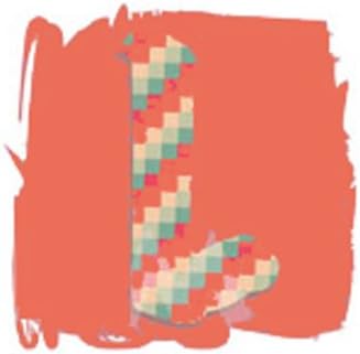 Alphabets 3D Cushion Cover Kit -Letter L