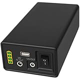 TalentCell 24V Lithium ion Battery PB240B2, Rechargeable 35000mAh 129.5Wh Li-ion Batteries Pack with DC 24V/12 Volt and 5V USB Output for LED Light Strip, CCTV Camera, Smartphone and More