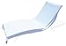ARLU HOME Large Luxury Chaise Pool/Lounge Chair Cover Towel - Fitted Elastic Pocket Won't Slide (White) Versatile Size Pocket Fits Most Standard Cushions. Protective, Absorbent, Easy Care