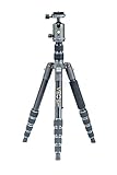 Vanguard VEO2GO235AB Aluminum Travel Tripod with Ball Head for Sony, Nikon, Canon, Fujifilm Mirrorless, Compact System Camera (CSC), DSLR