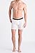 COMFORTABLE CLUB Men's Modal Microfiber Boxer Briefs Underwear (Medium, Bright White)