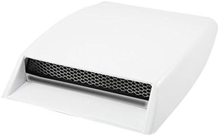 Vheelocityin White Car Hood for Chevrolet Sail Hatchback