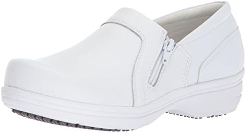 Easy Works Women's Bentley Health Care Professional Shoe, White, 10 W US