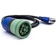 Diesel Laptops Nexiq 9 Pin Deutsch 1 Meter Adapter Cable for USB Link 2 and Link 3 with Diesel Explorer.