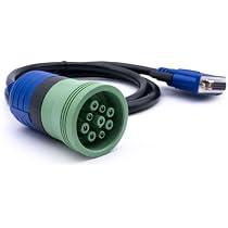 Diesel Laptops Nexiq 9 Pin Deutsch 1 Meter Adapter Cable for USB