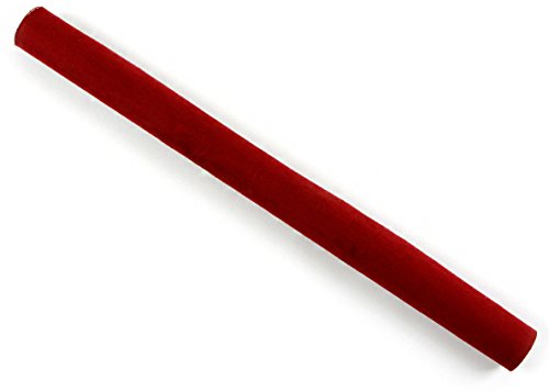 Magic-fix Peel & Stick Suede Look Pre-Pasted Fabric Shelf Liner Adhesive-Backed Suede Wallpaper (Dark Red : 19.68 inch X 57.08 inch)
