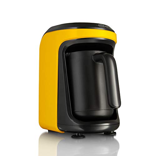 Karaca - Hatir Hup Cafetera turca, color amarillo, para 5 personas, 535 W,  cafetera automática, cafetera eléctrica… - La Cafetera