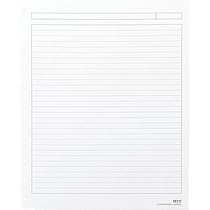 Staples? Arc Notebook Filler Paper, Letter-size, Narrow-Ruled, White, 8 1/2