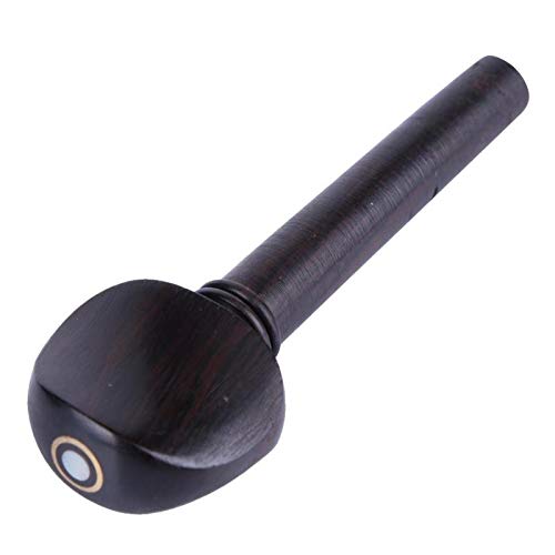 LDCRE 1set (4PCS) Black Violin Tuning Pegs Ebony Violin Peg Musical Instruments Tool Violin Part Accessories Musical Instruments