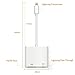 Lightning Digital AV Adapter, Lighting to HDMI Adapter, Compatible iPhone, iPad, and iPod Touch Models, with Lightning Charging Port for HD TV Monitor Projector 1080P (White)