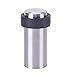 TPOHH Cylindrical Floor Mount Door Stop, Brushed Nickel 3-1/8