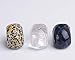 JIC Gem 5pcs Healing Crystal Quratz Hand Carved Human Skulls Pocket Statue Figurine Decor Energy Reiki Gemstones 1.5