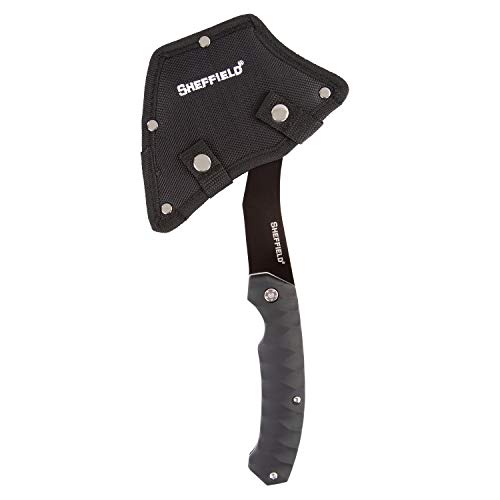 Sheffield 12153 Standoff Tactical Tomahawk with Sheath, Survival Hatchet Lightweight, Hatchet