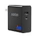 CHOETECH USB C Charger, 27W Power Delivery Ul Certified Dual Port USB Wall Charger Foldable Plug Compatible with MacBook Air, iPad Pro, iPhone X/XS/Max/XR/8/Plus, Google Pixel 3, Samsung Note9/S8/Plus primary