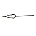 TWEEZERS w/Cross Locking Action, Straight Tips & FIBER HANDLES