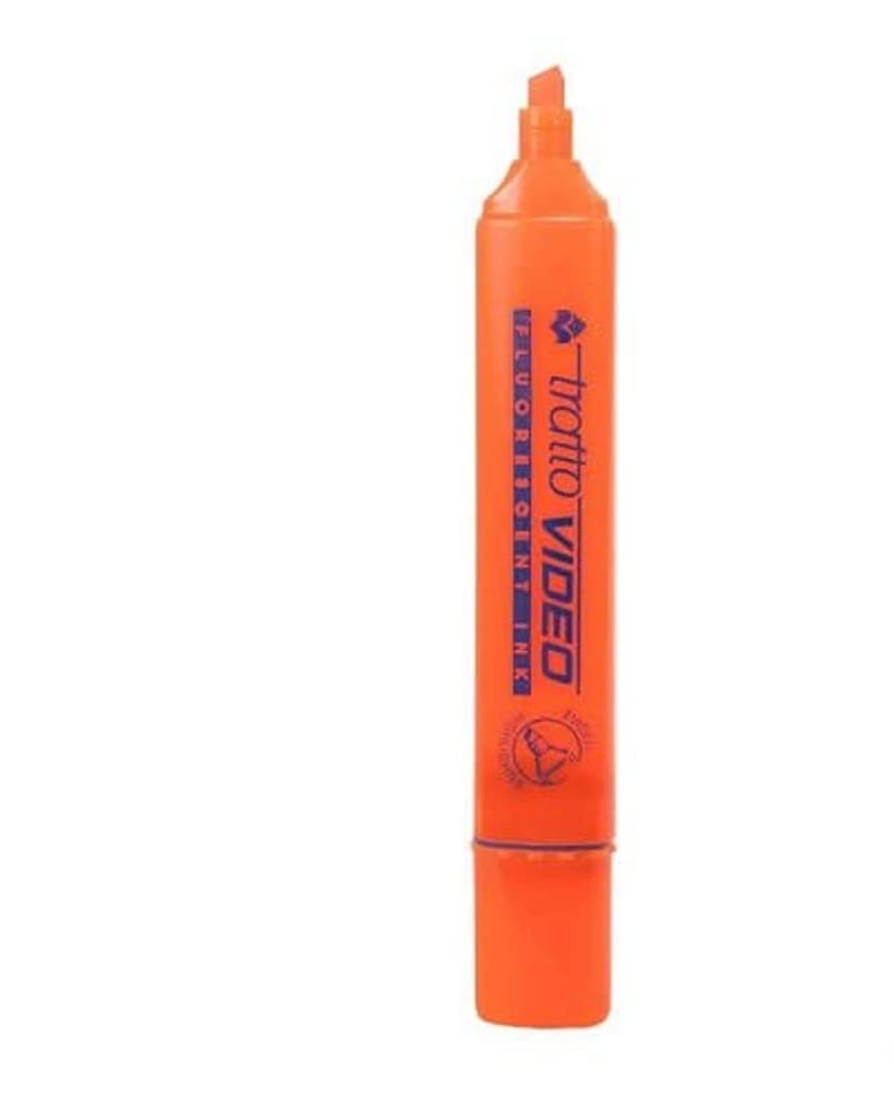 Tratto EVIDENZIATORE FLUORESCENTE TRATTO Video Arancione, 830203